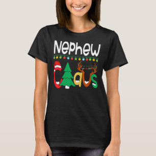 Nephew Claus Santa Tree Lights Reindeer Christmas  T-Shirt