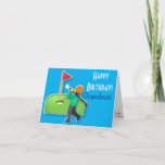 Nephew emoji golf blue happy birthday card<br><div class="desc">Cute emoji golf nephew birthday card. Personalize with your own text and make it truly special and unique!</div>