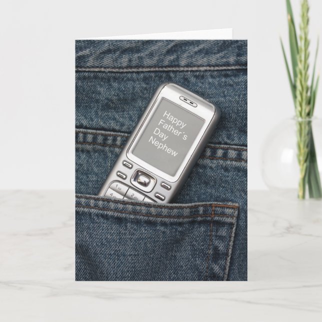 Nephew Happy Father's Day Card (Front)