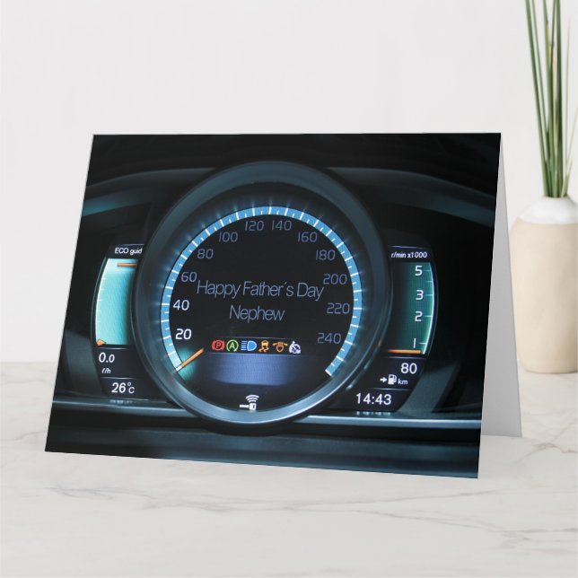 Nephew Happy Father's Day Card (Front)