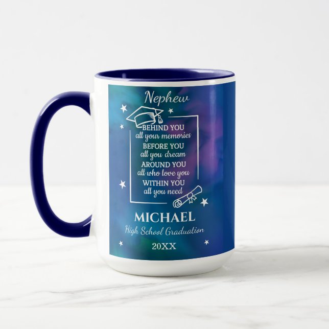 Nephew High School Graduation Name Year  Mug (Left)