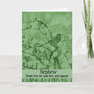 Nephew - Hospice/Final Good-bye - Nature Scene Card