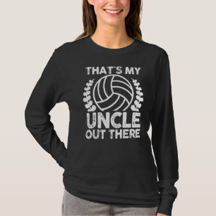 Nephew Niece Uncle Volleyball T-Shirt