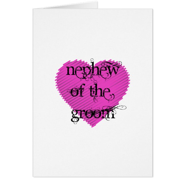 Nephew of the Groom (Front)