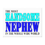 Nephews Birthdays Parties : Handsome Nephew Canvas Print