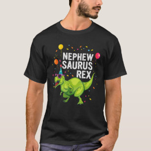 Nephewsaurus T Rex Dinosaur Nephew Family Matching T-Shirt
