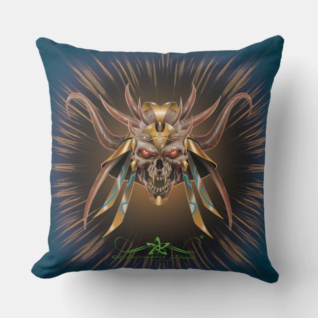 Nephila Throw Pillow (Front)
