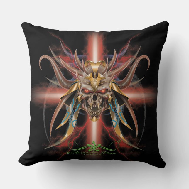 Nephila Throw Pillow (Front)
