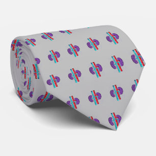 Nephrologist Artsy lll Kidney Design Grey  #5 Tie