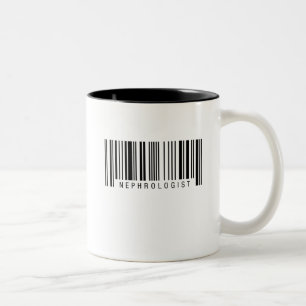 Nephrologist Barcode Two-Tone Coffee Mug
