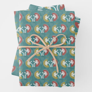 Nephrology Artsy Kidney Design  Wrapping Paper Sheet