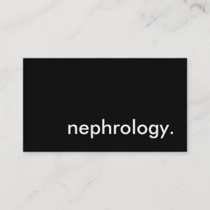 nephrology. business card