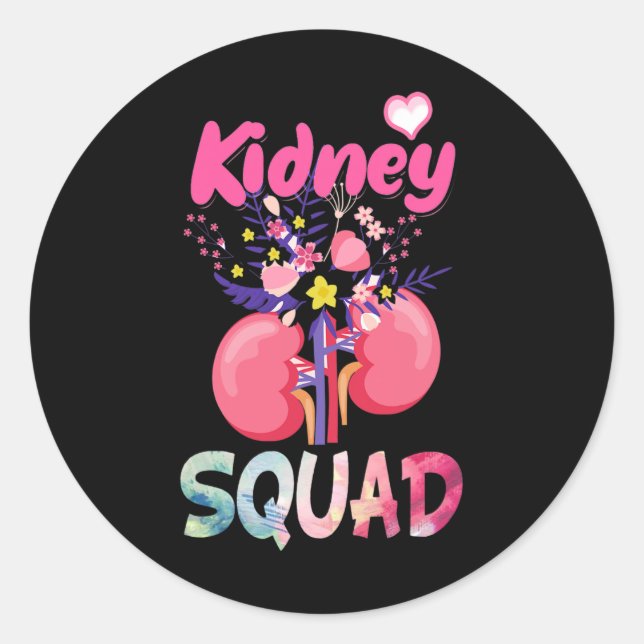 Nephrology Nurse Dialysis Technician 2  Classic Round Sticker (Front)