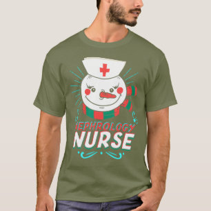 Nephrology Nurse Premedication Christmas Nursing T-Shirt