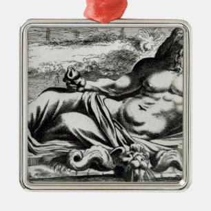 Neptune, c.1653 metal ornament