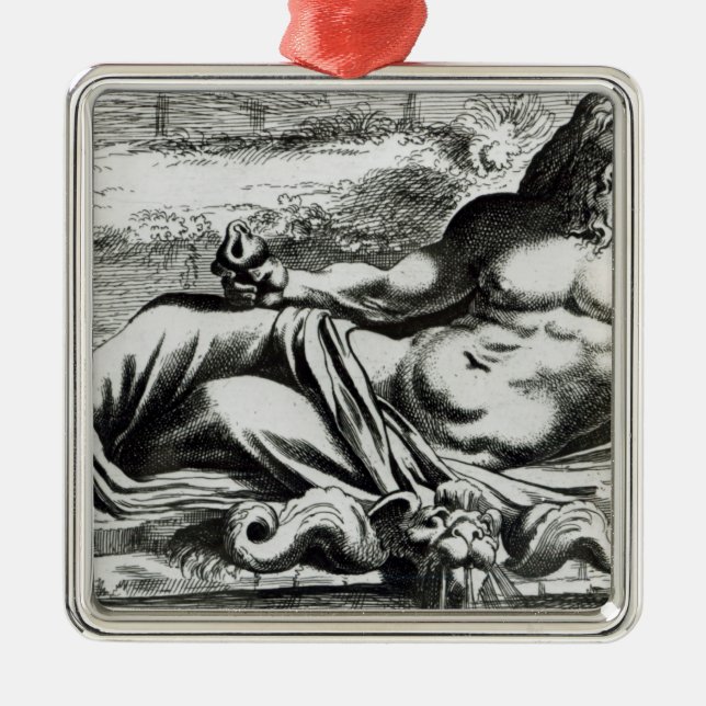 Neptune, c.1653 metal ornament (Front)