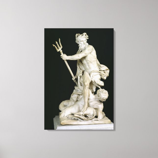 Neptune Calming the Waves, 1757 Canvas Print (Front)