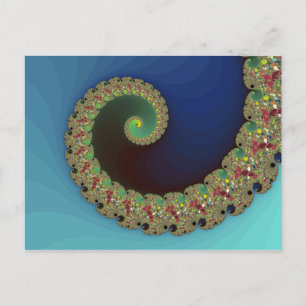 Neptune - Fractal Art Postcard