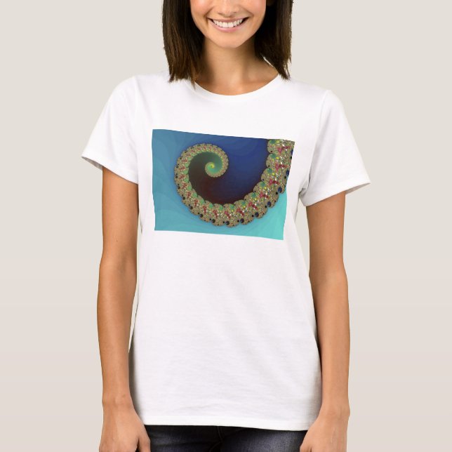 Neptune - Fractal Art T-Shirt (Front)