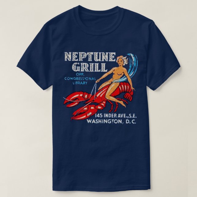 Neptune Grill T-Shirt (Design Front)
