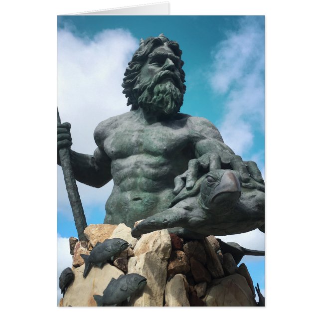 neptune king à la plage de virginia (Devant)