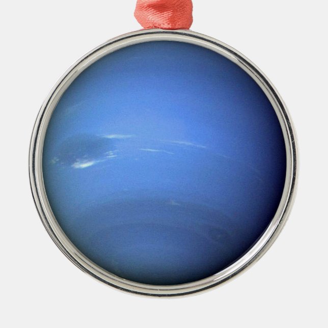 Neptune planet NASA Metal Ornament (Front)
