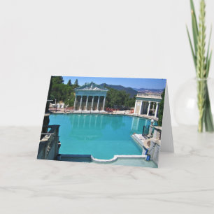 Neptune Pool at Hearst Castle, San Simeon, CA Card