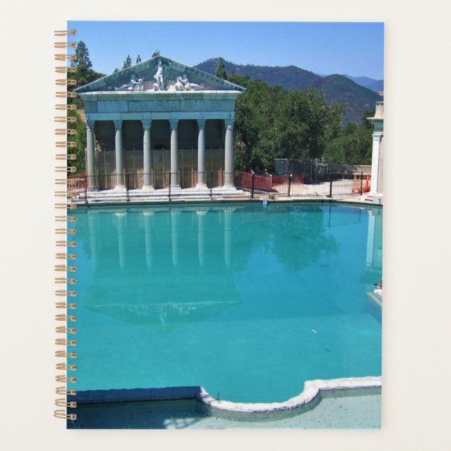 Neptune Pool at Hearst Castle, San Simeon, CA Planner (Front)