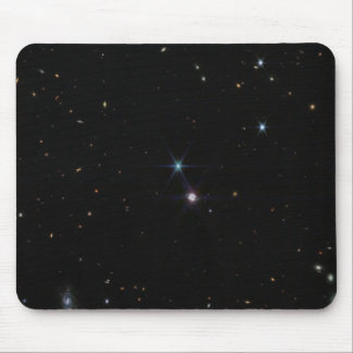 Neptune Ring System hundreds of galaxies Webb Mouse Pad