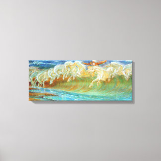 Neptune's Horses Canvas Print