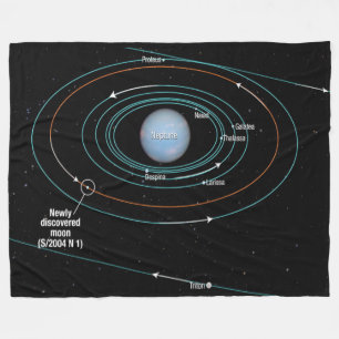 NEPTUNE'S MOONS FLEECE BLANKET