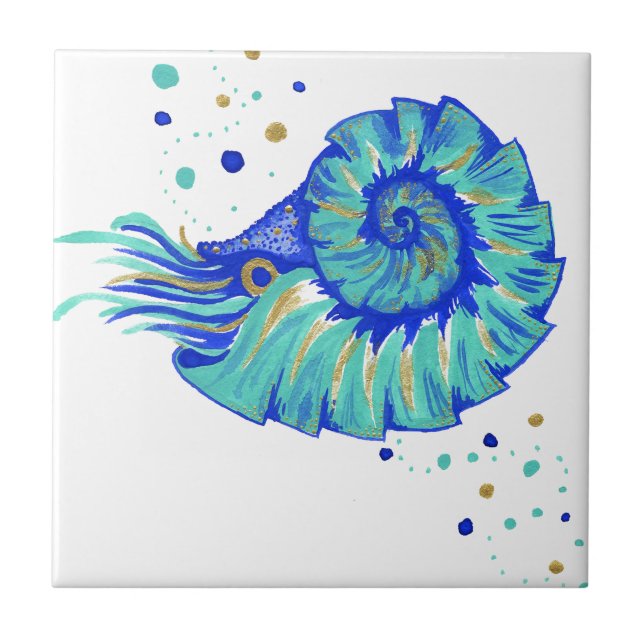 Neptune's Nautilus Tile (Front)