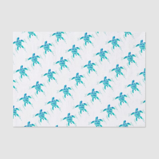 Neptune's Turtle Tissue Paper (Front)