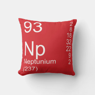 Neptunium Throw Pillow