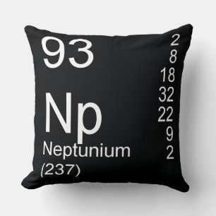Neptunium Throw Pillow