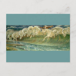 Neptun's Horses Postcard