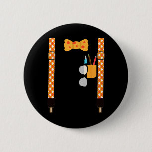 Nerd And Geek Halloween Costume 2 Inch Round Button