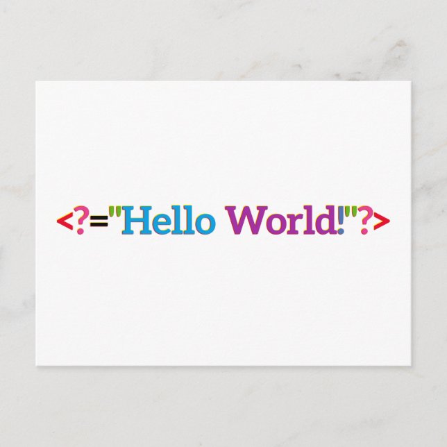 Nerd Baby Goods Postcard (Front)