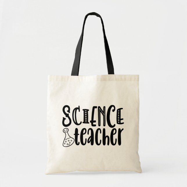 Nerd Chemistry Physics Biology Science Teacher Tot Tote Bag (Front)