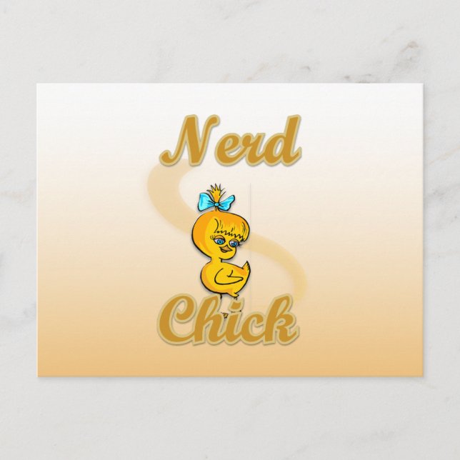 Nerd Chick Postcard (Front)