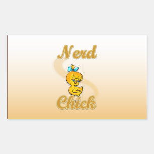 Nerd Chick Sticker