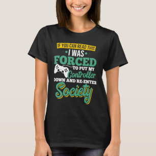 nerd design cool gamer motif  gamer T-Shirt
