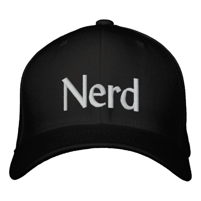 Nerd Embroidered Hat (Front)