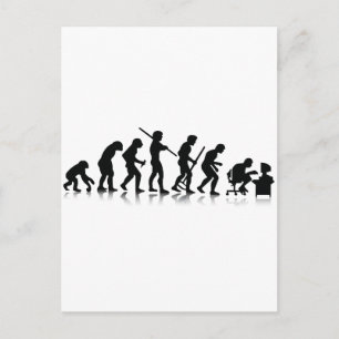Nerd Evolution Postcard