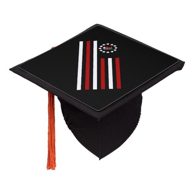 Nerd - Flag   Graduation Cap Topper (Angled)