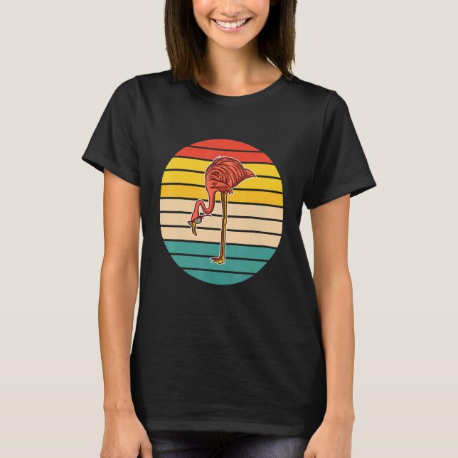Nerd Flamingo Geek T-Shirt (Front)