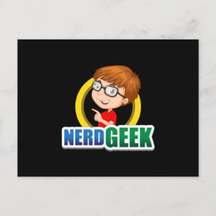 Nerd Geek Science Math Computer Funny Gift Idea Postcard