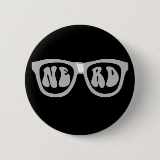 Nerd Glasses 2 Inch Round Button