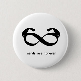 nerd glasses button