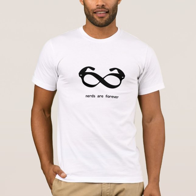 nerd glasses shirt (Front)